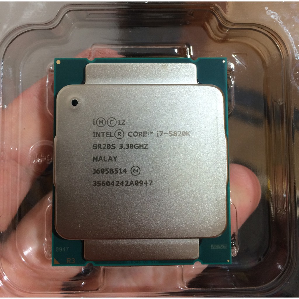 CPU Intel® Core™ i7-5820K turbo 3.60GHz (6 nhân 12 luồng) Tray