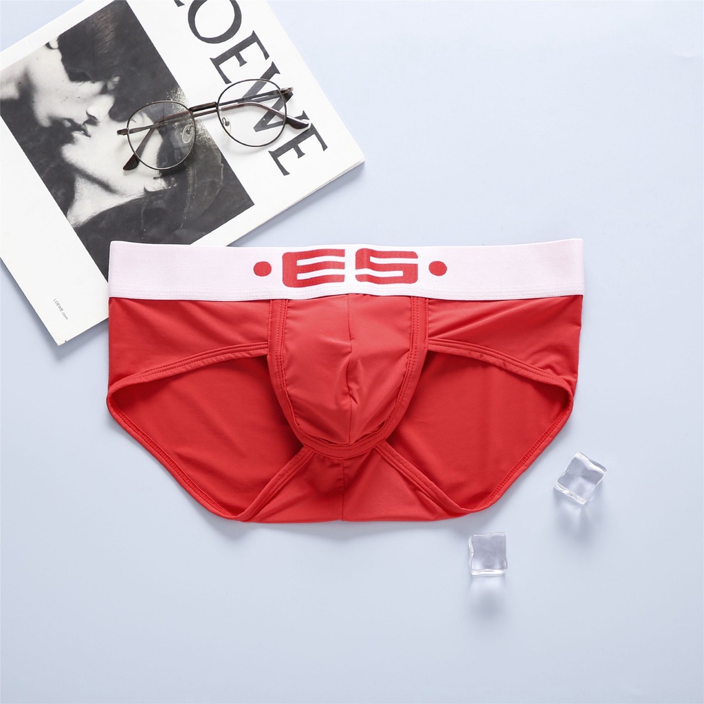 [free ship 50k + che tên đơn hàng] quần lót nam, quần lót tam giác thun lạnh nam cao cấp nhiều size phù hợp mọi lứa tuổi