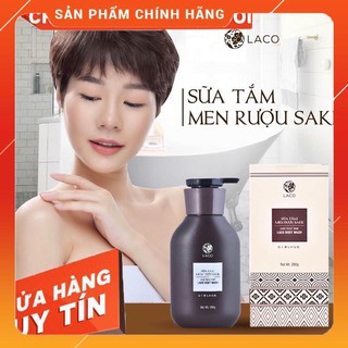Sữa tắm trắng da Men Rượu SaKe Laco