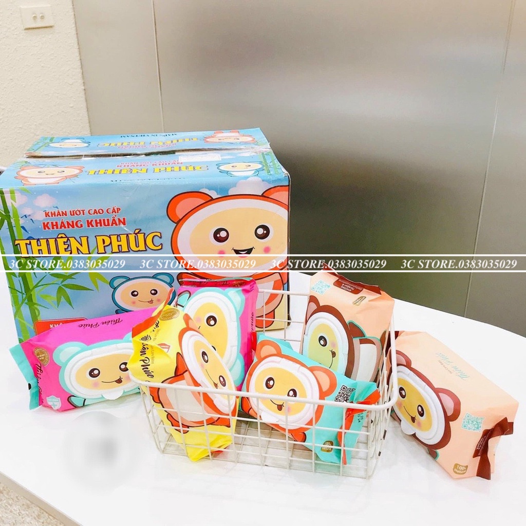 ♻️ RẺ VÔ ĐỊCH ♻️ 01 GÓI KHĂN ƯỚT THIÊN PHÚC ️🛒