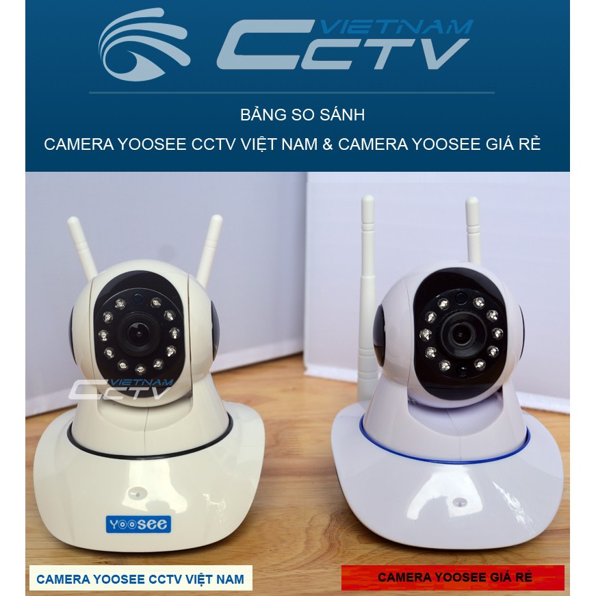 Camera Yoosee YS1200 (CCTV-Vietnam), thẻ nhớ Yoosee và cảm biến báo động