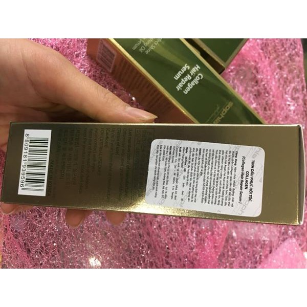 TINH DẦU PHỤC HỒI TÓC SOPHIA  COLLAGEN HAIR REPAIR SERUM