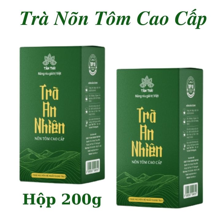 Trà Nõn Tôm Cao Cấp 5 gói 100g Trà Thái Nguyên Trà Xanh Tâm Thái  An Nhiên Chè Nõn Tôm Thái Nguyên 500g