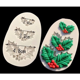 Khuôn Silicon Lá Trạng Nguyên Noel Vĩ 3
