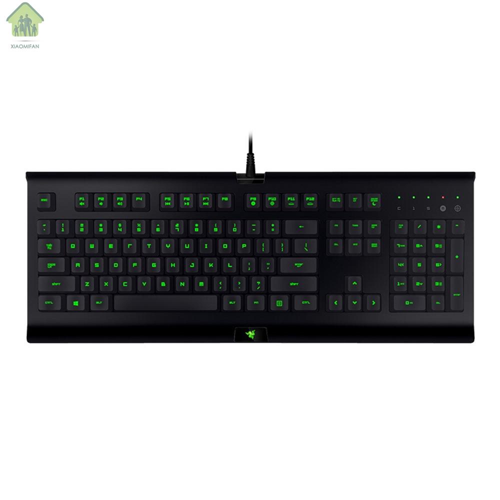 xm Razer Cynosa Chroma Pro Wired Gaming Keyboard with Three-color Backlit/Membrane Keyboard/Individually Backlit Keys/Spill-Resistant/Fully Programmable 104 Keys Compatible for Windows/Mac