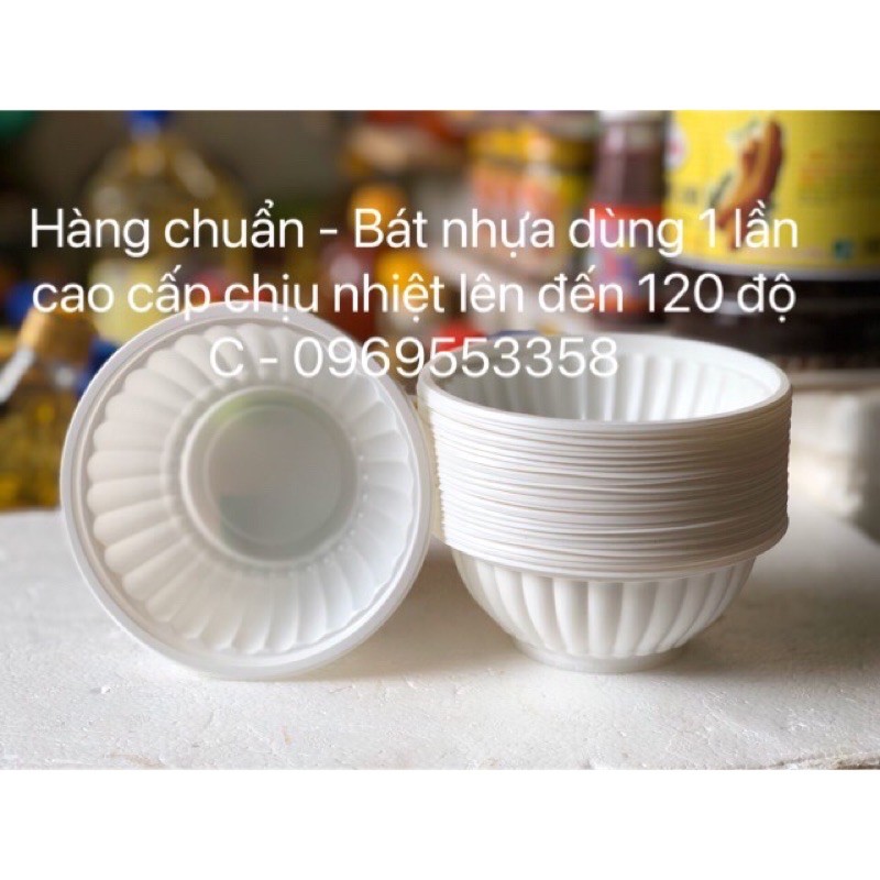 [HÀNG CHUẨN] COMBO 10 BÁT DÙNG MỘT LẦN 12CM - 17CM - TIỆN DỤNG - CHỊU NHIỆT 120 ĐỘ