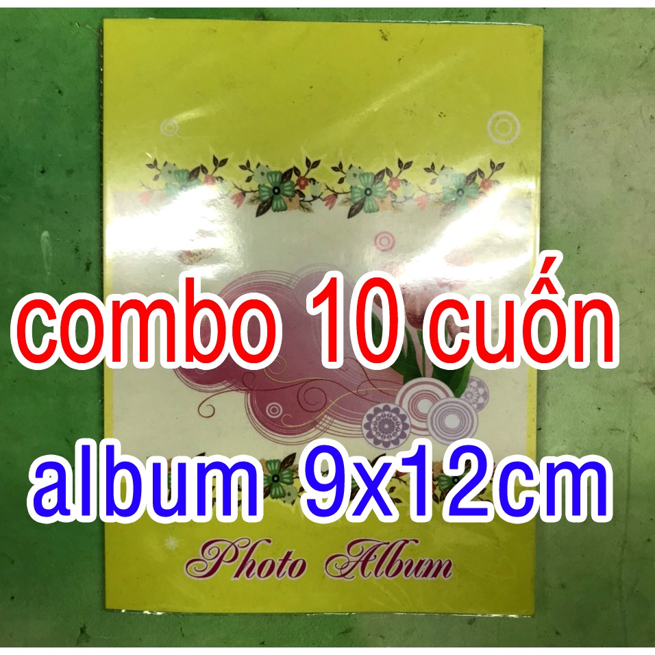 combo 10 cuốn album 9x12cm . 1 cuốn giữ được 80 ảnh