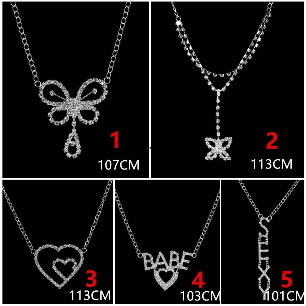 Sumu Dây Chuyền Bụng Hình Trái Tim Bướm Hợp Thời Trang|Dây Chuyền Body Chains Quyến Rũ