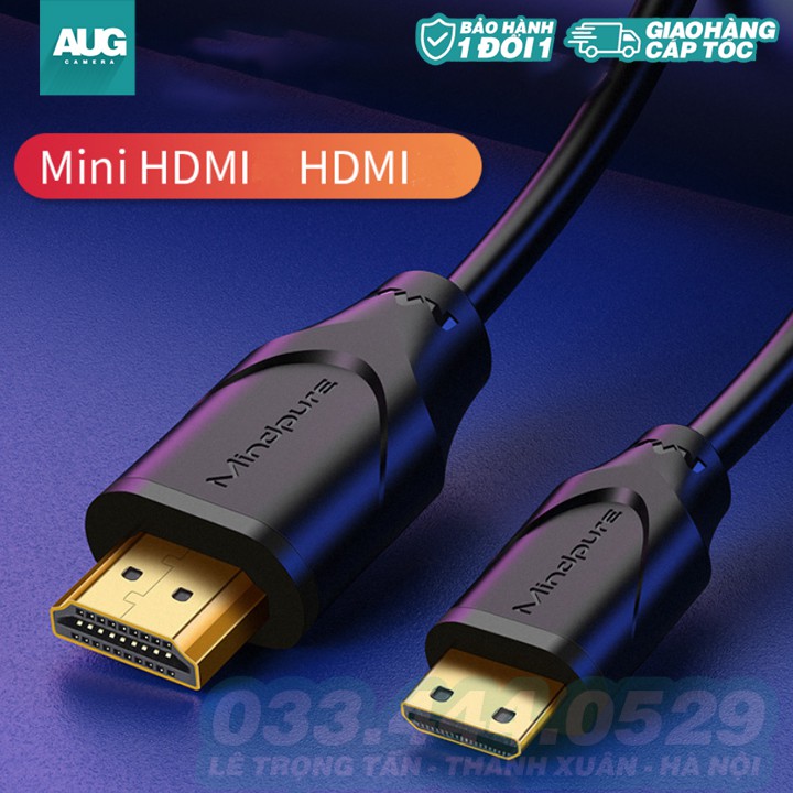 Dây Cáp HDMI MINDPURE - Micro - Mini ... ĐỦ CỔNG  | 2.0-4K , Hỗ trợ 3D, Cao Cấp tốc độ cao - 1m,2m,3m