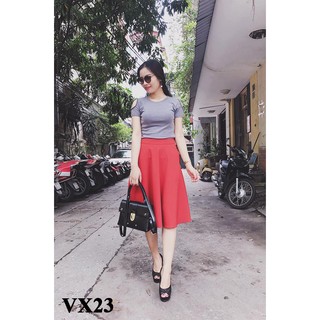 Chân váy xòe đủ màu