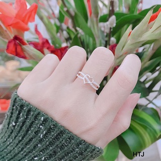 NHẪN NỮ BẠC TA MẶT TIM - QUÀ TẶNG CHO BẠN GÁI NGÀY 14/2