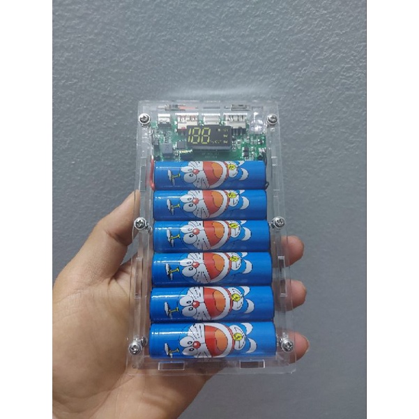 Sạc dự phòng mica trong suốt