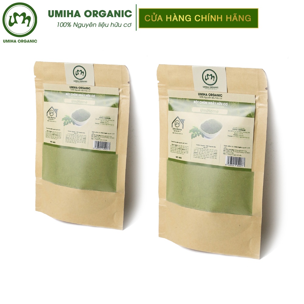 Bột Chùm Ngây Đắp Mặt Nạ Hữu Cơ Umiha Nguyên Chất | Moringa Powder 100% Organic 135g