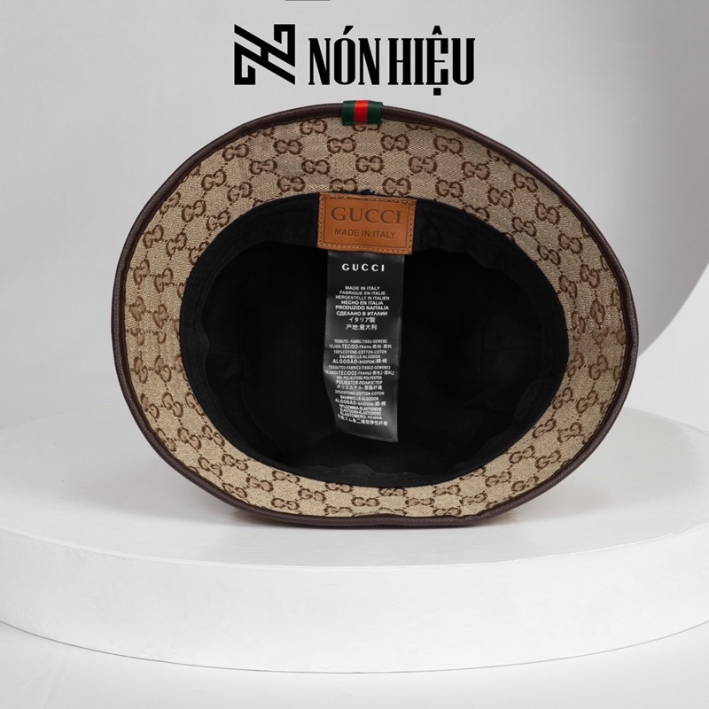 Mũ Bucket thời trang chanh sả Made In Italy Full Tem Mark hãng