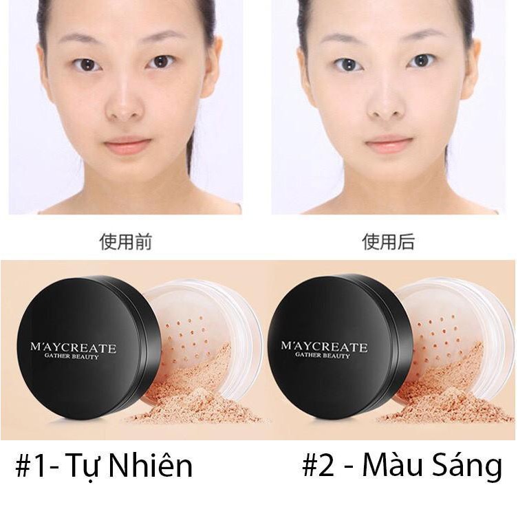 Phấn nén Maycreate Gather Beauty Hàng Nội Địa Trung (Pink)