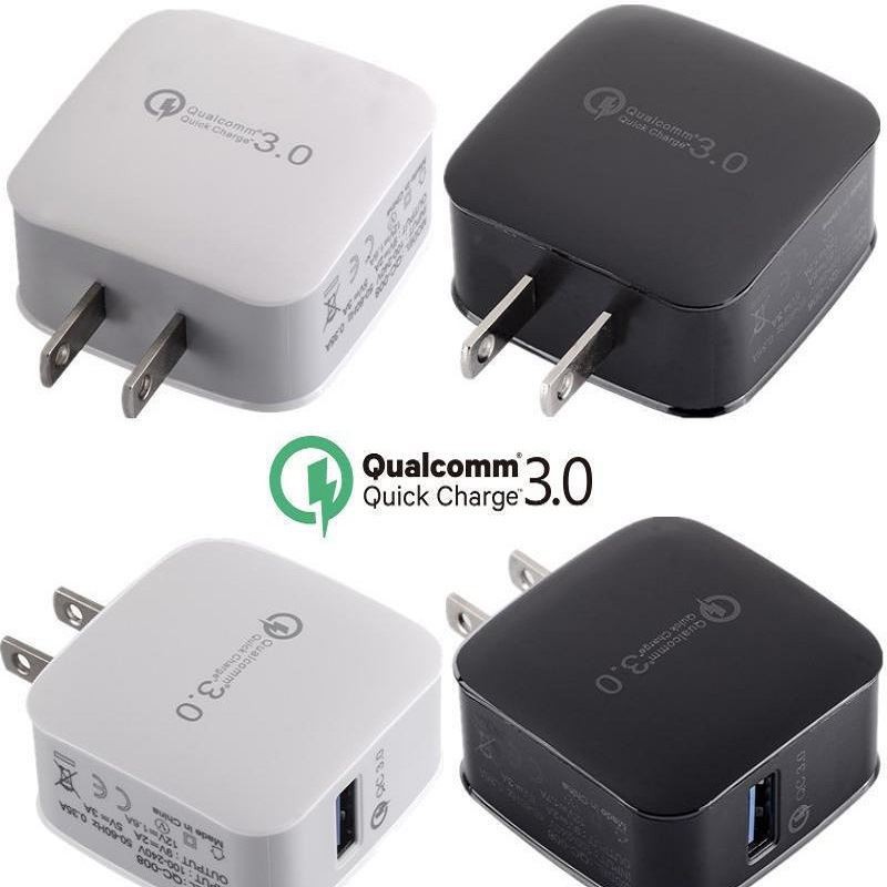 Củ sạc nhanh Quick Charge 3.0 Qualcomm - Bảo hành 12 tháng