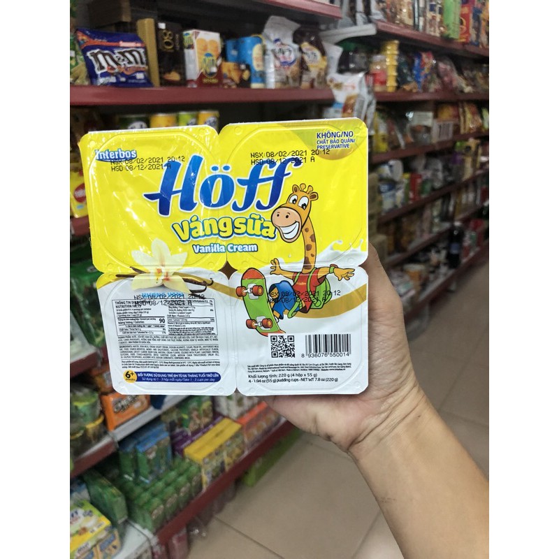 Váng sữa Hof - Lốc 4 hộp