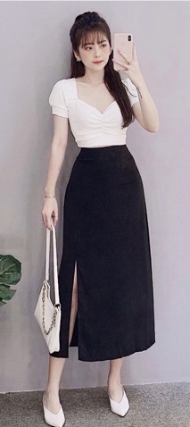 Set xẻ tà dài