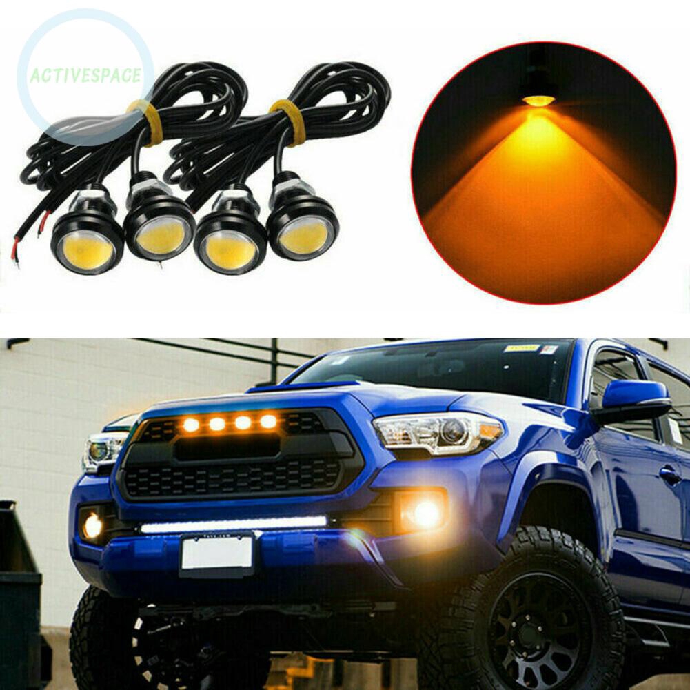 Bộ 4 Đèn Led Ánh Sáng Vàng Cho Xe Hơi Ford Suv Raptor