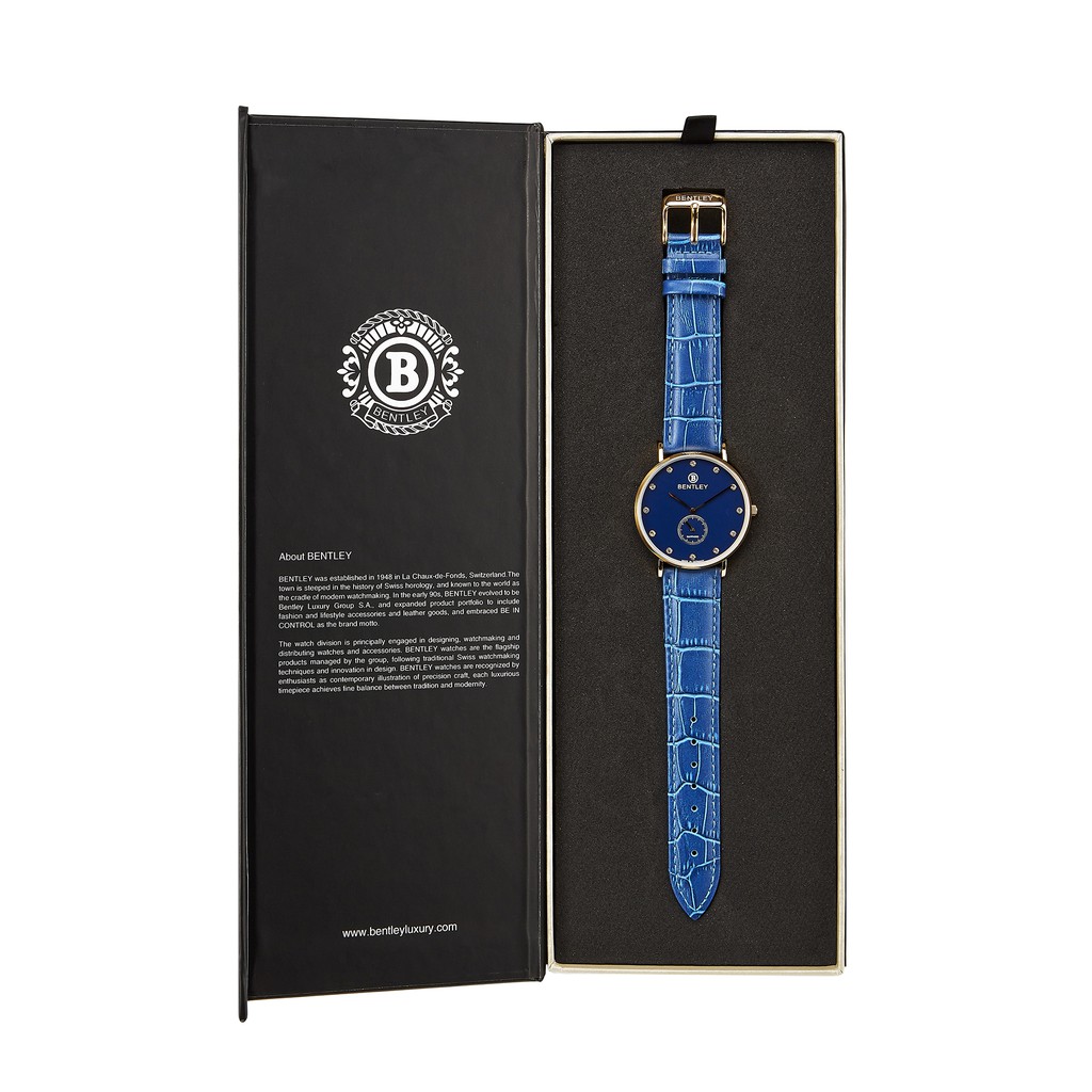 Đồng hồ nam dây da mặt kính chống xước Bentley BL1805 BL1805-20 BL1805-20BKID
