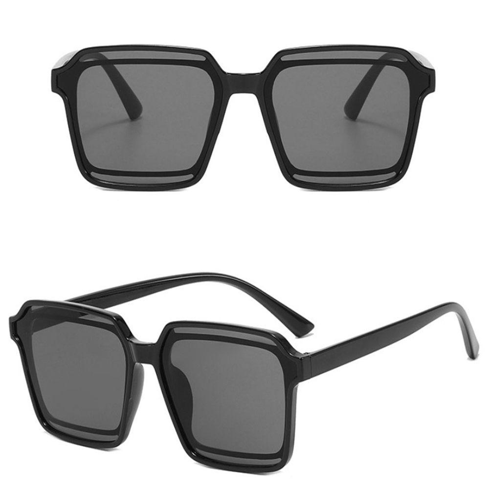 Kính Chống Nắng Gọng Vuông Lớn Thời Trang Thanh Lịch Ngoài Trời