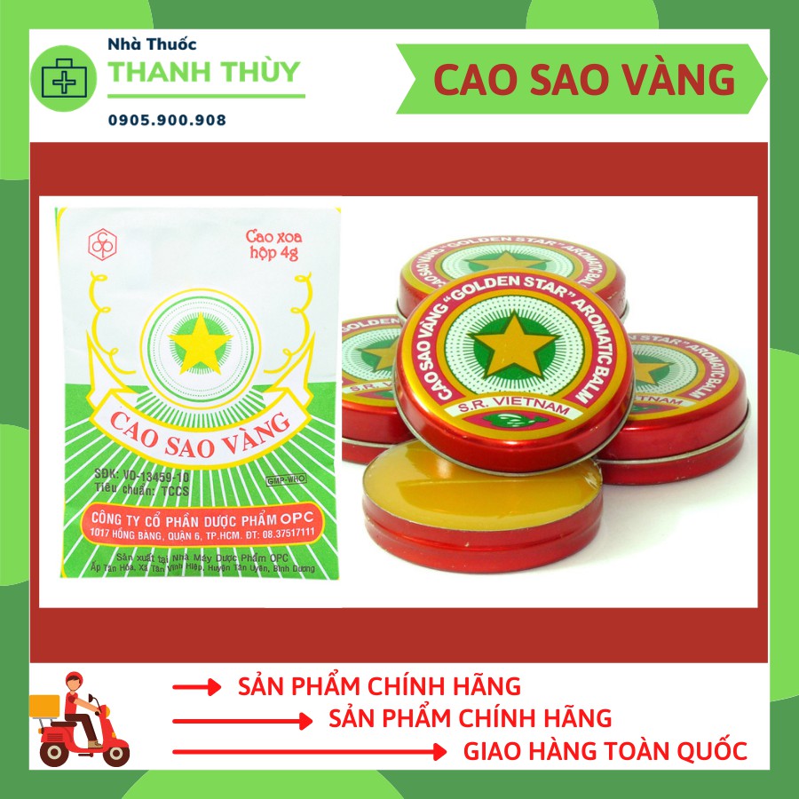 🅳🅰🆃🅴 𝟮𝟬𝟮𝟱 CAO SAO VÀNG [Lọ 3g] Chữa Cảm Gió, Nhức Đầu, Muỗi Và Các Loại Côn Trùng Cắn Đốt