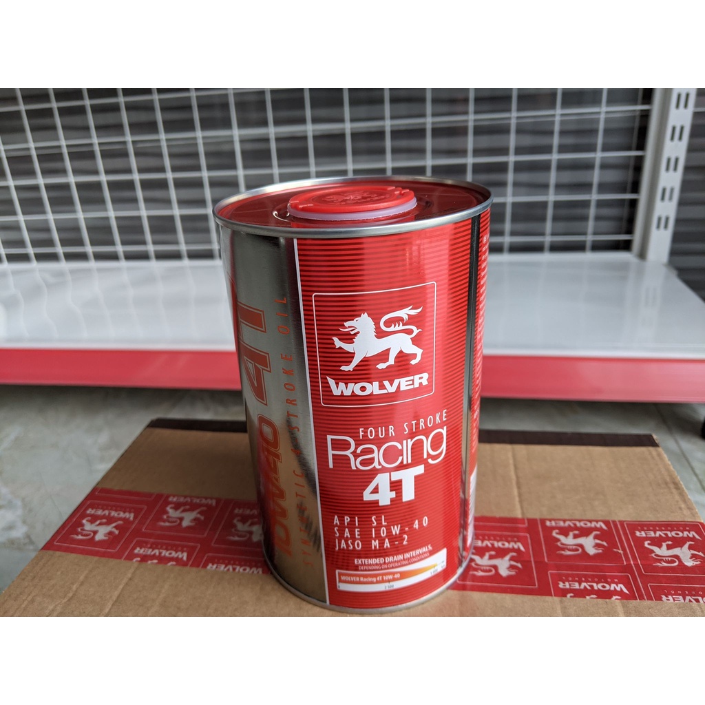 Wolver Racing 4T 10W40 1L nhớt tổng hợp