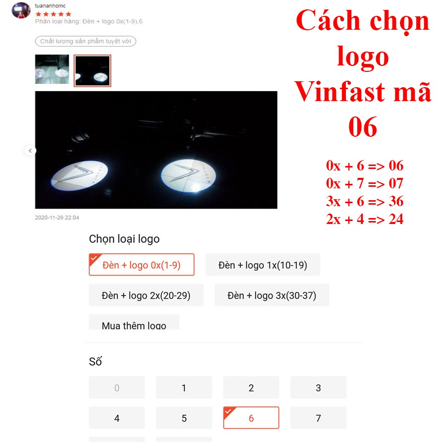 Đèn Chiếu Logo Ô Tô Logo Cửa Xe Hơi Đèn Led Chiếu Cửa Chiếu Logo Thương Hiệu ( 2 Đèn )