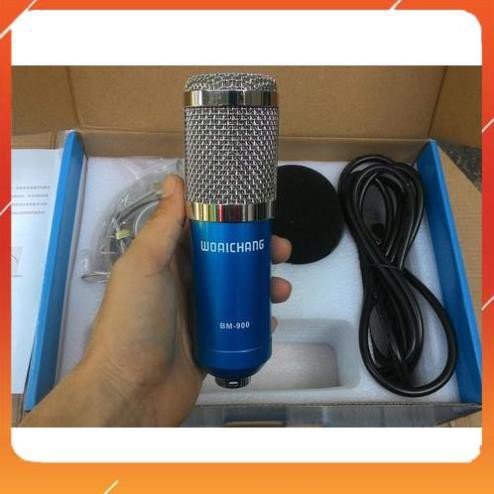 Mic thu âm BM900 livestream dùng kết hợp với suondcard K10 và H9,V8,V10 hát Karaoke - Bh 6 tháng