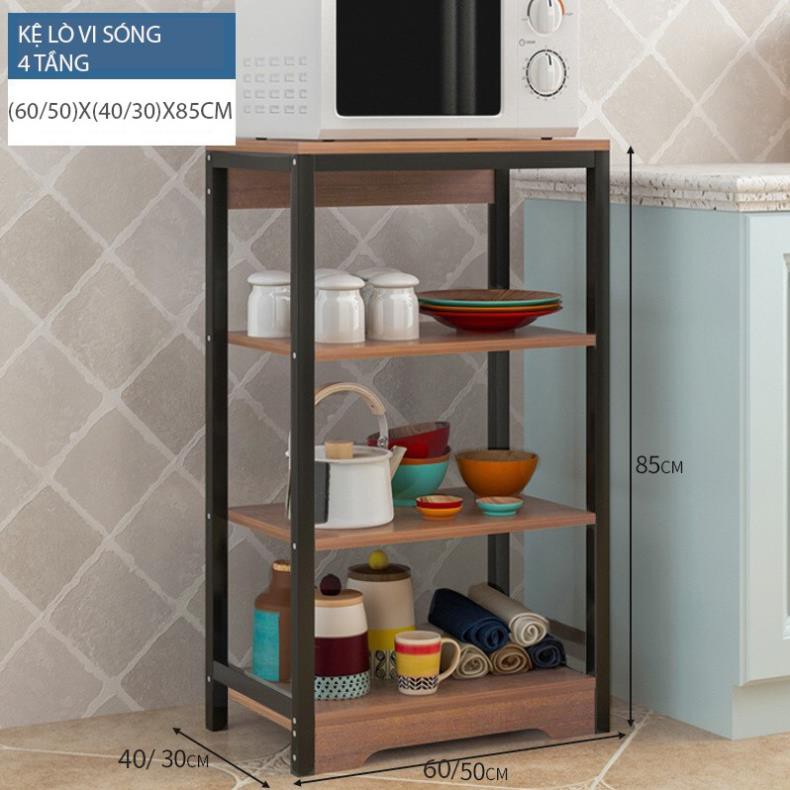 Freeship Kệ Để Lò Vi Sóng 2 3 4 tầng khung thép (Nội Thất Ngọc Thịnh Đồng Nai) | BigBuy360 - bigbuy360.vn