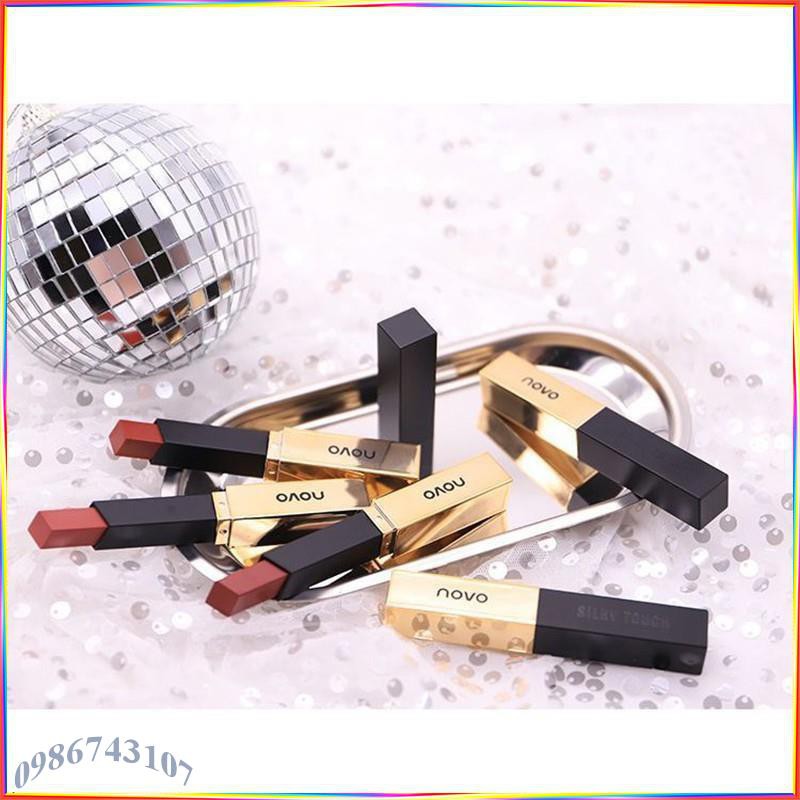 Son sáp NOVO vỏ Vàng Small Gold Bars Strip Lipstick SV