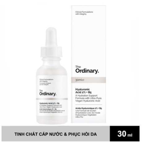 Serum The Ordinary Hyaluronic Acid 2% + B5 Tinh Chất Cấp Ẩm và Phục Hồi Da
