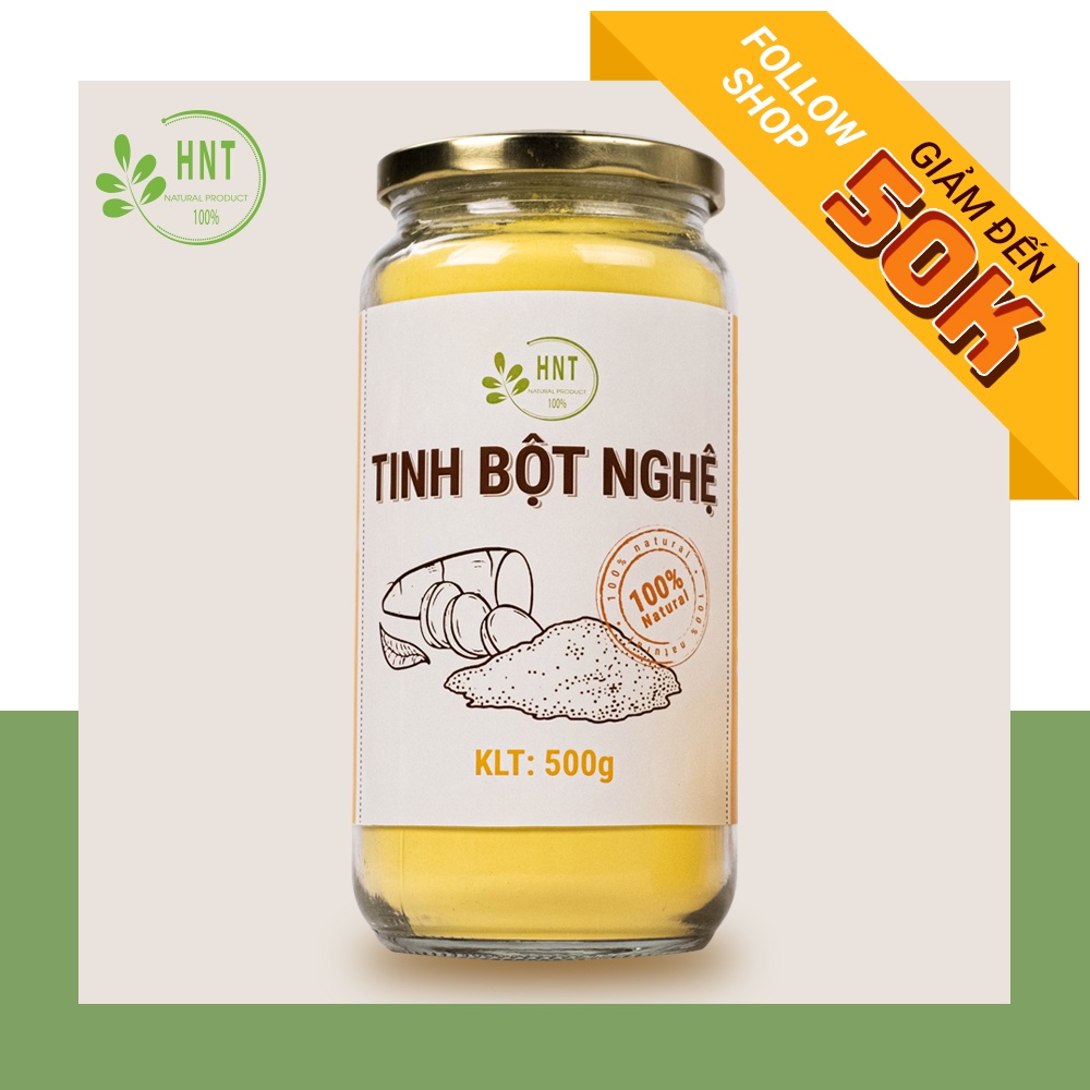 Tinh bột nghệ nhiều curcumin HNT NATURAL PRODUCT TBN 500G