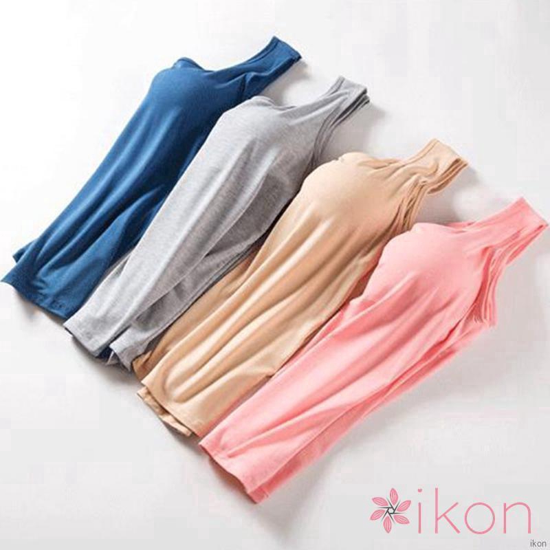 Áo thun hai dây có mút đệm ngực cho nữ