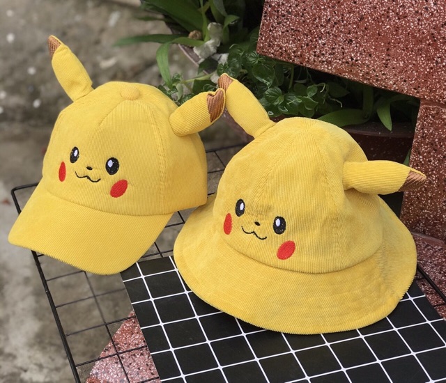 Nón kết bé pikachu