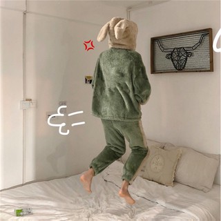 Bộ đồ nỉ bông con thỏ siêu xinh