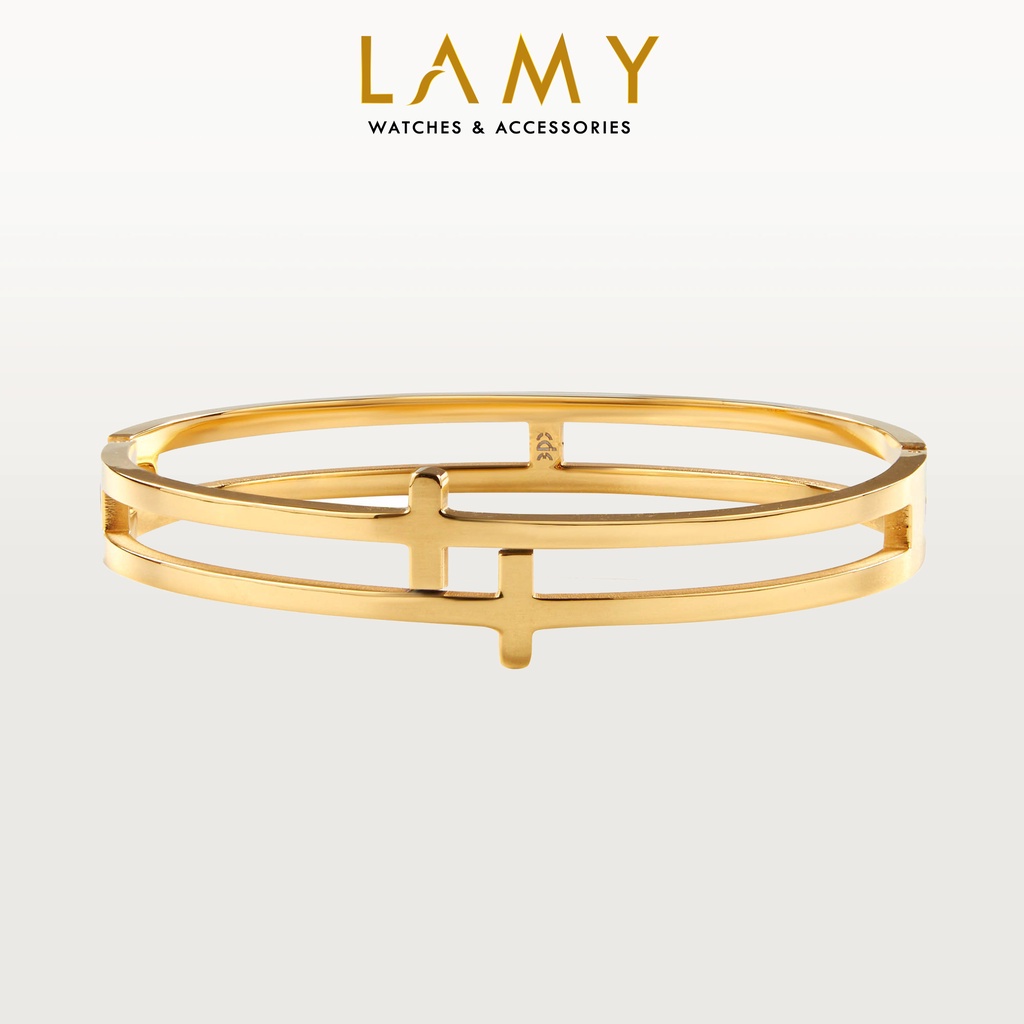 Vòng tay CDE Elsa T Crystal Dual Bracelet Gold CDE20170