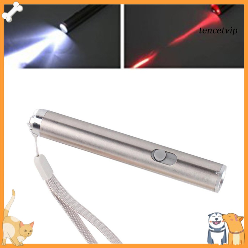 Bút Chỉ Laser 2 Trong 1 Tương Tác Thú Cưng Tiện Dụng