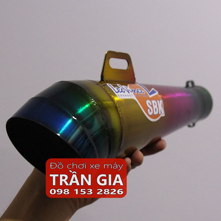 Bộ pô con sâu 7 màu full cổ độ pô Exciter, Winner, Raider, Sonic ...