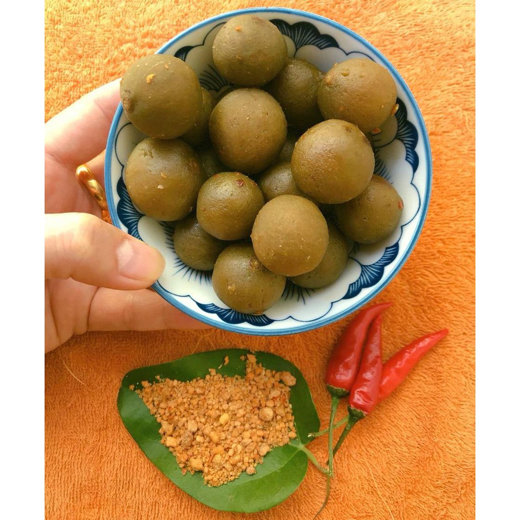Trái sấu chấm muối tôm - giá sỉ 250g / 500g