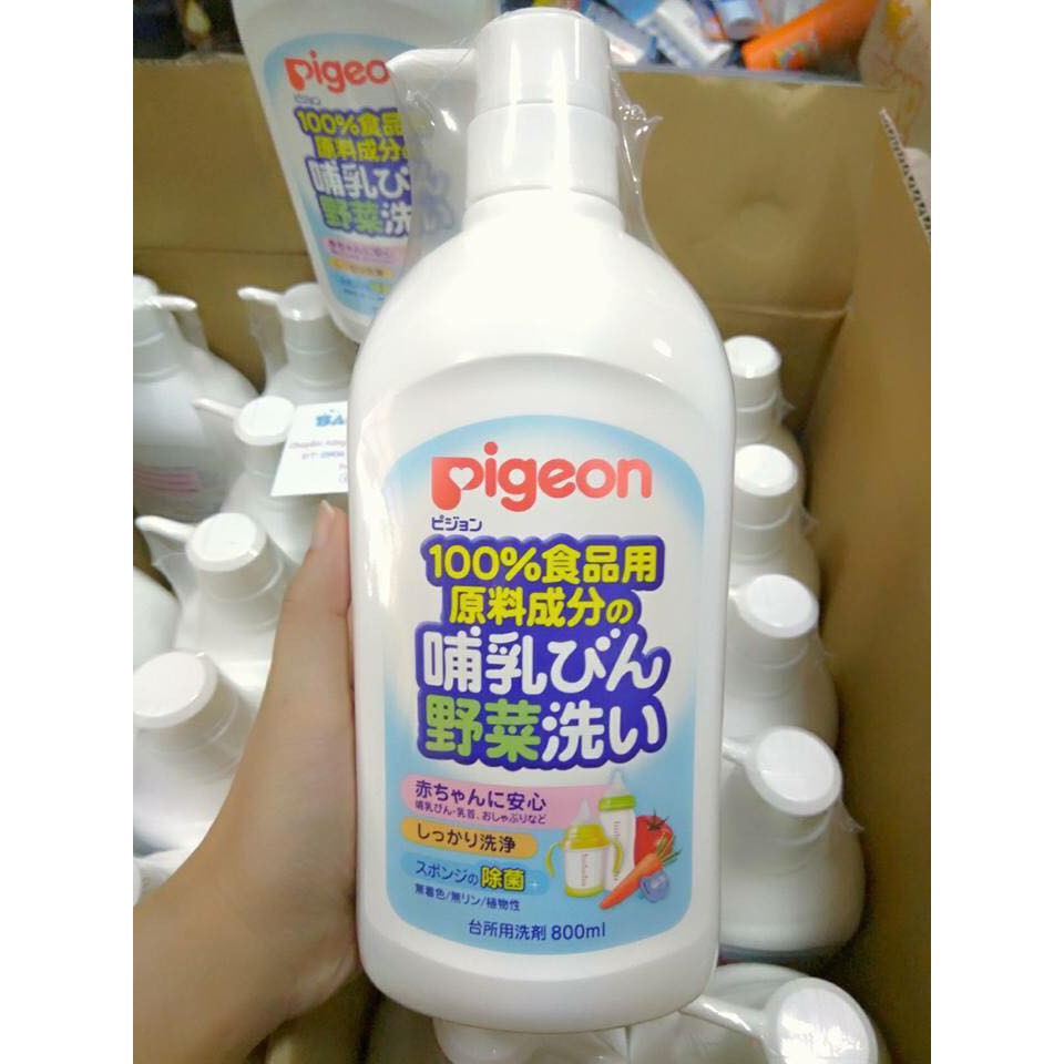 Nước rửa bình sữa Pigeon Nhật bản 800ml