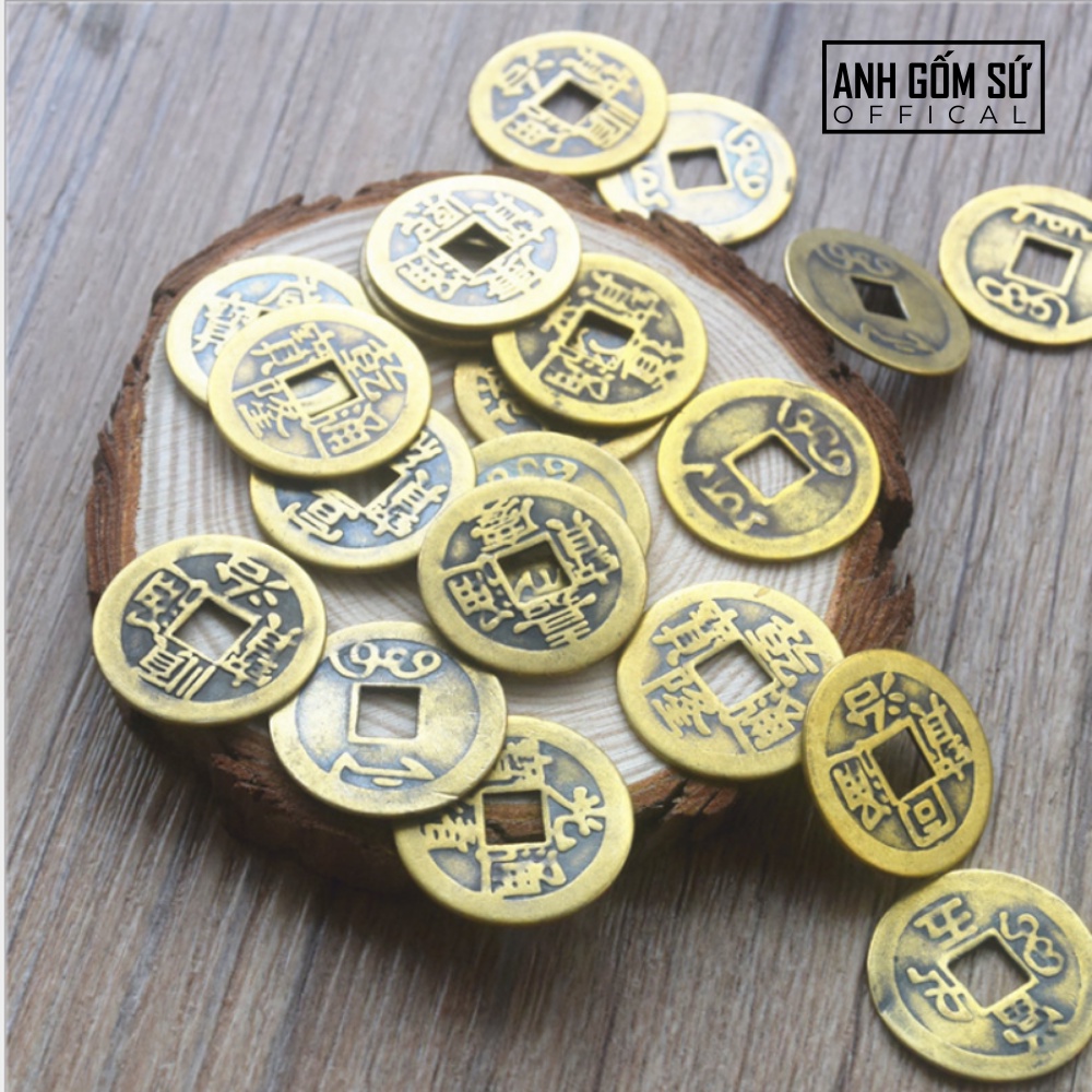 [Xu đã thanh tẩy] Đồng xu Vật phẩm Phong Thủy