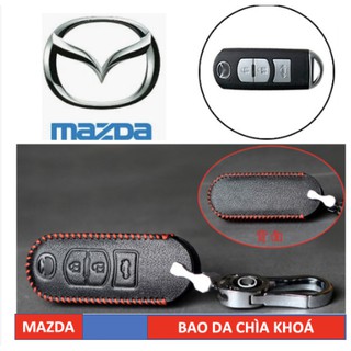 Bao da chìa khóa xe ô tô Mazda 2 - Mazda 3 - CX5 - Mazda 6 - CX 8 - xe bán tải BT50 cao cấp 2020