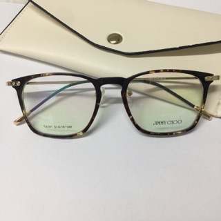 Kính cận kính giả cận viền beo Jimmy choo viền beo cực bền