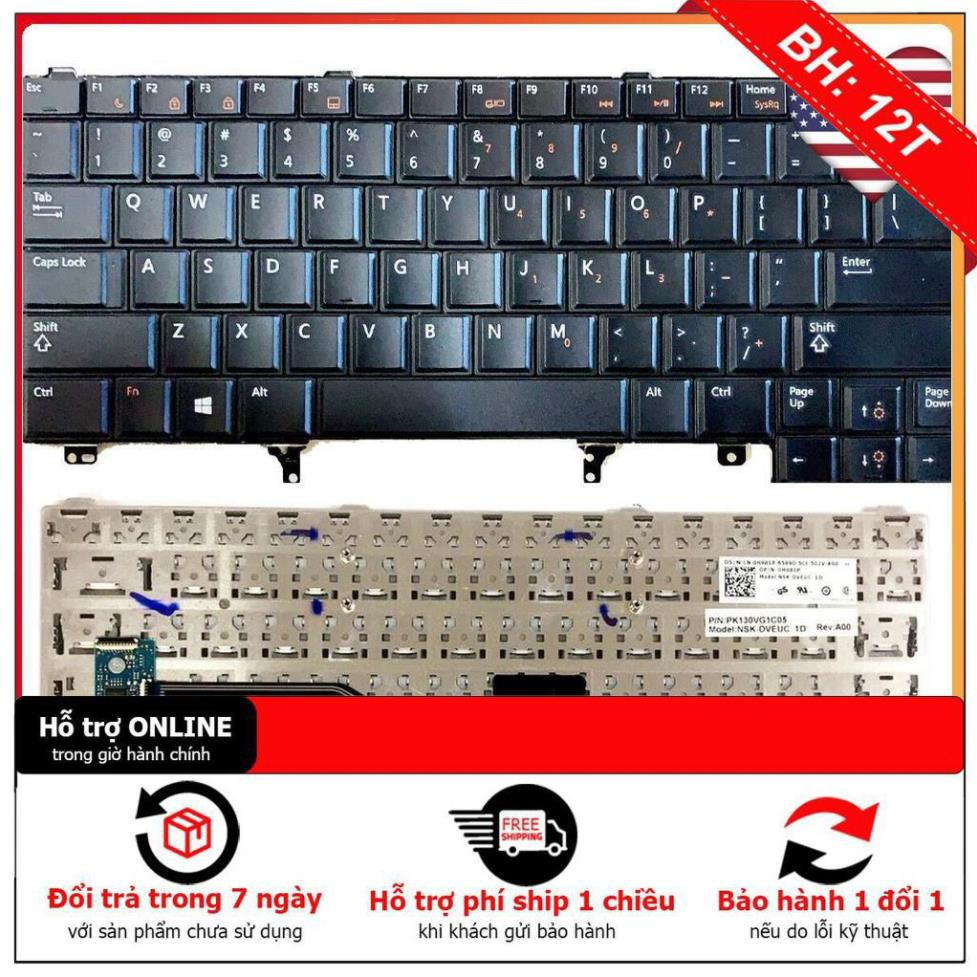 [BH 12TH] ⚡Bàn phím laptop Dell Latitude E6440 E6430s