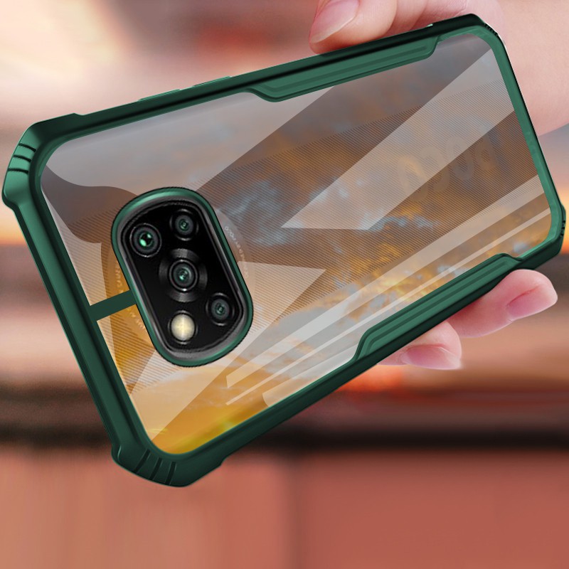 Ốp Điện Thoại Trong Suốt Chống Sốc Cho Xiaomi POCO X3 NFC F3 M3 Redmi Note 10 10s 8 Pro 9 9T Prime 9i 9A 9C 9i Mi 10T Lite Pro