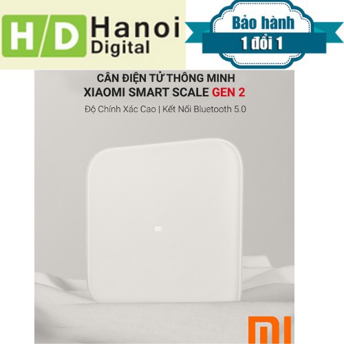 Phụ kiện giá rẻ uy tín Cân Điện Tử Xiaomi Smart Scale 2  - Bảo hành Chính hãng