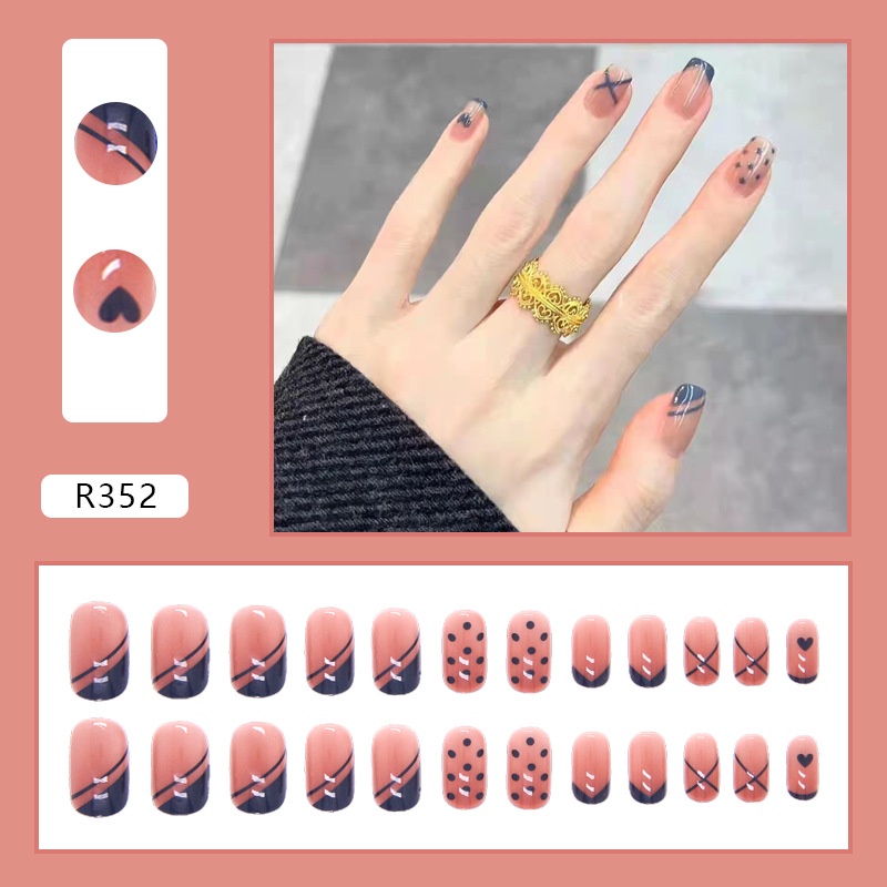 Móng tay giả /Kèm keo/ siêu xinh làm nail mã [R341-380]