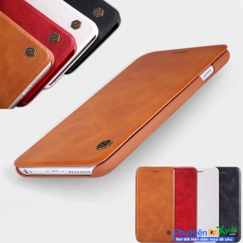 Bao da cho IPhone 7 Plus/ IPhone 8 plus chính hãng Nillkin Qin Leather Case ( Có ngăn để thẻ )