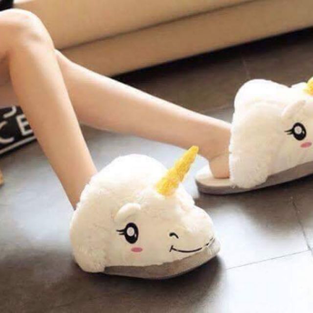 Dép đi trong nhà thú lông Unicorn kì lân hàng loại 1